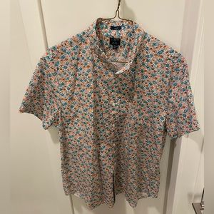 J Crew Mens slim fit short sleeved button down